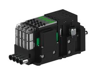 Eżektor piCOMPACT10X MICRO, niskie ciś. zasilania, podwójny, 4 kanały, 2xzłącze Ø8, NC próżnia i przedmuch, (PC.L.MC2.S.CBA.S16.4X.28.EN.CCPA) (9930143) - Piab