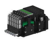 Eżektor piCOMPACT10X MICRO dod. wys, przepływ podciśnienia, pojedynczy, 6 kanałów, 2xzłącze Ø8, NC próżnia i przedmuch, (PC.T.MC1.S.AAA.S114.6X.28.EC.CCPA) (9923652) - Piab