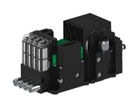 Eżektor piCOMPACT10X MICRO dod. wys, przepływ podciśnienia, podwójny, 4 kanały, 2xzłącze Ø8, NC próżnia i przedmuch, (PC.T.MC2.S.CBX.S114.4X.28.EN.CCPA) (9924867) - Piab
