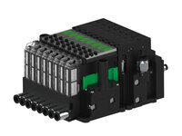 Eżektor piCOMPACT10X MICRO dod. wys, przepływ podciśnienia, podwójny, 8 kanałów, 2xzłącze Ø8, NC próżnia i przedmuch, (PC.T.MC2.S.AAA.S16.8X.28.EC.CCPA) (9940157) - Piab