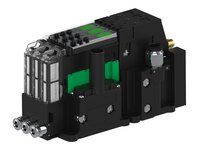 Eżektor piCOMPACT10X MICRO dod. wys, przepływ podciśnienia, podwójny, 3 kanały, złącze Ø8, NC próżnia i przedmuch, (PC.T.MC2.S.CBA.S14.3X.8.EC.CCP6) (9924728) - Piab