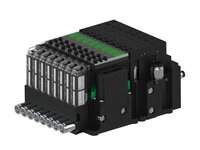 Eżektor piCOMPACT10X MICRO wys, przepływ podciśnienia, pojedynczy, 8 kanałów, 2xzłącze Ø8, NC próżnia i przedmuch, (PC.S.MC1.S.AAA.S114.8X.28.EN.CCPA) (9920774) - Piab