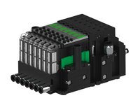 Eżektor piCOMPACT10X MICRO dod.poziom podciśnienia, podwójny, 7 kanałów, 2xzłącze Ø8, NC próżnia, (PC.X.MC2.S.EAA.S16.7X.28.EC.CPA) (9965337) - Piab