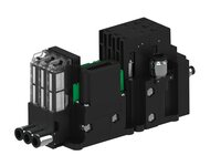 Eżektor piCOMPACT10X MICRO dod.poziom podciśnienia, podwójny, 3 kanały, złącze Ø8, NC próżnia i przedmuch, (PC.X.MC2.S.CBX.S16.3X.8.EN.CCPA) (9974904) - Piab