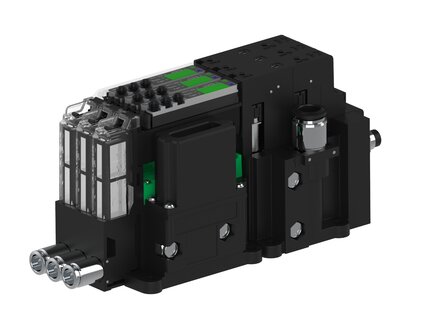 Eżektor piCOMPACT10X MICRO, niskie ciś. zasilania, pojedynczy, 3 kanały, złącze Ø8, NC próżnia i przedmuch, (PC.L.MC1.S.AAA.S114.3X.8.EN.CCPA) (9945066) - Piab
