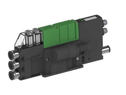 Eżektor PCS SX42, wys. podciśnienie, (PCS.F.422.S.AZAB.F3P1.1X.P1.EL.CCAF) (9970827) - Piab