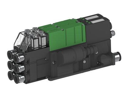 Eżektor PCS SX42, wys. podciśnienie, (PCS.F.422.S.AAA.F3P1.2X.P2.EC.CCAB) (9954821) - Piab