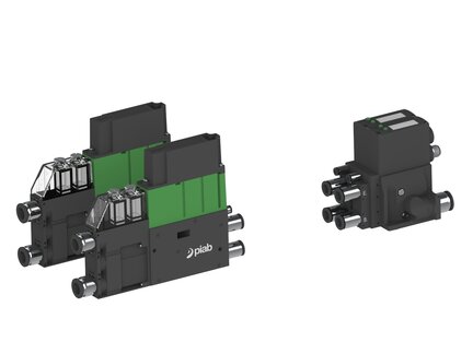 Eżektor PCS SX42, wys. podciśnienie, (PCS.F.422.S.CBA.F2P1.2E.P2.EK.CCAB) (9950506) - Piab