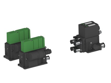 Eżektor PCS SX12, wys. podciśnienie, (PCS.F.121.S.AAA.X1P1.2B.P2.EL.CCAB) (9952931) - Piab