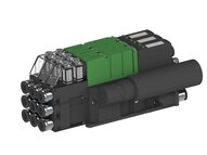 Eżektor PCS SX42, wys. podciśnienie, (PCS.F.421.S.CBA.F3P1.3X.2P3.EN.CCAB) (9976630) - Piab