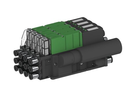 Eżektor PCS SX12, wys. podciśnienie, H121DD, (PCS.F.122.S.H121DD.S38.4X.2P2.EN.CCCC) (9965237) - Piab