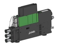 Eżektor PCS SX12, wys. podciśnienie, (PCS.F.122.S.BDB.S3P1.1X.QC.EK.CCAB) (9974851) - Piab