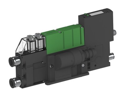 Eżektor PCS SX42, wys. podciśnienie, (PCS.F.421.S.ADA.F2P1.1X.P1.EL.ACFB) (9969425) - Piab