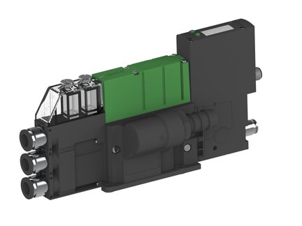Eżektor PCS SX42, wys. podciśnienie, (PCS.F.422.S.AAA.F3P2.1X.P2.EL.ACEB) (9968039) - Piab