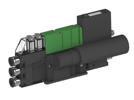 Eżektor PCS SX42, wys. podciśnienie, (PCS.F.421.S.CCA.F3P1.1X.P1.EM.ACEB) (9977159) - Piab
