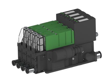 Eżektor PCS SX12, wys. podciśnienie, (PCS.F.121.S.AAA.S18.4X.2P2.EC.ACEB) (9970720) - Piab