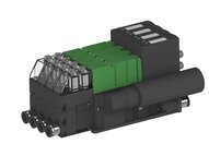 Eżektor PCS SX42, wys. podciśnienie, (PCS.F.422.S.AAB.F1P2.4X.2P2.EN.ACEF) (9966869) - Piab