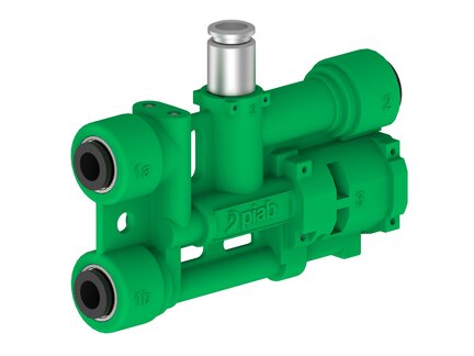 Eżektor piINLINEPLUS, EBR, STX0785, przył. pow. i ster. 1/4", przył. próżni Ø8, (PIL.E.S8.2.1414.8.14.XXX) (9962830) - Piab