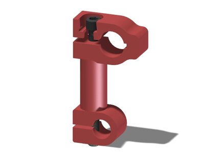 Ramię obrotowe z zaciskiem 25, drążek 50 mm, pin 19, bez wyposażenia (PMAT.AA.00.C.00) (9916268) - Piab