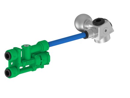 Eżektor piINLINEPLUS, EBR, Ti05-2 ultra wys. przepływ próżni,  przył. pow., ster. i próżni Ø8, (PIL.E.T.2.88.8.X.IRHG38F) (9931004) - Piab
