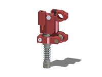 Ramię obrotowe z zaciskiem 25, drążek 50 mm, łącznik kulowy, zawór odc. VT1 LCS wkład COAX, NPT, montaż lewy (PMAT.AA.00.I.AL) (9922349) - Piab