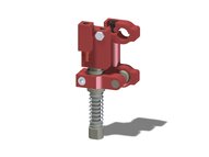 Ramię obrotowe z zaciskiem 25, drążek 50 mm, łącznik kulowy, zawór odc. VT1 LCS wkład COAX, NPT, montaż lewy (PMAT.AA.00.I.AL) (9922349) - Piab