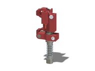 Ramię obrotowe z zaciskiem 25, drążek 50 mm, łącznik kulowy, zawór odc. VT1 LCS, wkład COAX, NPT, montaż prawy (PMAT.AA.00.I.ALRH) (9922350) - Piab