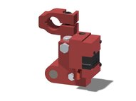 Ramię obrotowe z zaciskiem 25, drążek 50 mm, pin 16, zawór odc. VT1 h, wkład COAX vacustat, G, montaż prawy (PMAT.AA.00.P.XEARH) (9910186) - Piab