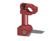 Ramię obrotowe z zaciskiem 25, drążek 50 mm, pin 16, przyłącze pod próżnię centralną, G, montaż lewy (PMAT.AA.00.P.XX1) (9909359) - Piab