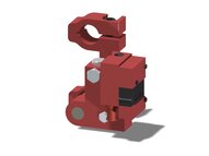 Ramię obrotowe z zaciskiem 25, drążek 50 mm, łącznik kulowy, zawór odc. VT1 h, wkład COAX vacustat, G, montaż prawy (PMAT.AA.00.I.XEARH) (9909694) - Piab
