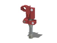 Ramię obrotowe z zaciskiem 25, drążek 50 mm, pin 16, zawór odc. VT1 LCS, wkład COAX, NPT, montaż prawy (PMAT.AA.00.P.ALRH) (9948156) - Piab