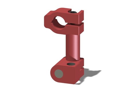 Ramię obrotowe z zaciskiem 25, drążek 50 mm, pin 16, centralne zasilanie próżni, NPT, montaż prawy (PMAT.AA.00.P.X1RH) (9906804) - Piab