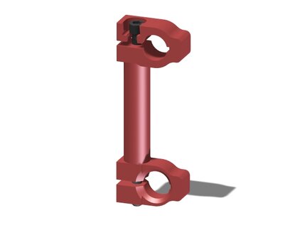 Ramię obrotowe z zaciskiem 25, drążek 100 mm, łącznik kulowy, bez wyposażenia (PMAT.AB.00.I.00) (9903953) - Piab