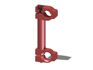 Ramię obrotowe z zaciskiem 25, drążek 100 mm, łącznik kulowy, bez wyposażenia (PMAT.AB.00.I.00) (9903953) - Piab