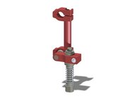 Ramię obrotowe z zaciskiem 25, drążek 100 mm, łącznik kulowy, centralne zasilanie próżni LCS, NPT, montaż prawy (PMAT.AB.00.I.X2RH) (9916229) - Piab