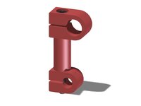 Ramię obrotowe przesuwne, drążek 50 mm, ramię obr. 1", pin 16, bez wyposażenia (PMAT.AA.02.P.00) (9906772) - Piab