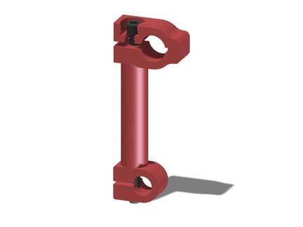 Ramię obrotowe z zaciskiem 25, drążek 100 mm, pin 19, bez wyposażenia (PMAT.AB.00.C.00) (9901756) - Piab
