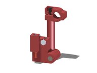 Ramię obrotowe z zaciskiem 25, drążek 100 mm, pin 16, zawór odc. VT1 h, wkład COAX, G, montaż lewy (PMAT.AB.00.P.XAA) (9906197) - Piab