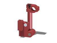 Ramię obrotowe z zaciskiem 25, drążek 100 mm, pin 16, zawór odc. VT1 h, G, montaż lewy (PMAT.AB.00.P.XAB) (9931625) - Piab
