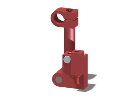 Ramię obrotowe przesuwne, drążek 100 mm, ramię obr. 1", pin 16, zawór odc. VT1 h, wkład COAX, NPT, montaż prawy (PMAT.AB.02.P.AARH) (9909197) - Piab