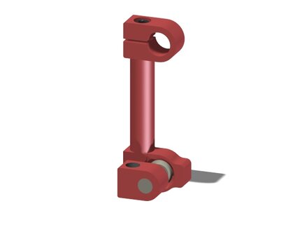 Ramię obrotowe przesuwne, drążek 100 mm, ramię obr. 1", łącznik kulowy, przyłącze pod próżnię centralną, G, montaż lewy (PMAT.AB.04.I.XX1) (9903257) - Piab
