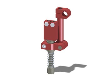 Ramię obrotowe przesuwne, drążek 100 mm, ramię obr. 1", pin 16, zawór odc. VT1 LCS, NPT, montaż lewy (PMAT.AB.02.P.AM) (9925556) - Piab