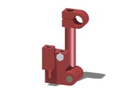 Ramię obrotowe przesuwne, drążek 100 mm, ramię obr. 1", pin 16, zawór odc. VT1 h, wkład COAX, G, montaż lewy (PMAT.AB.02.P.XAA) (9906808) - Piab