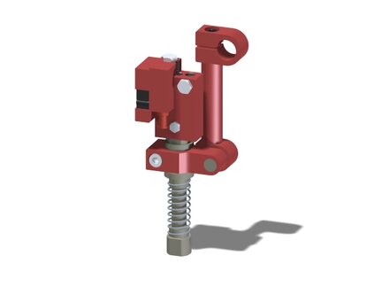 Ramię obrotowe przesuwne, drążek 100 mm, ramię obr. 1", pin 16, zawór odc. VT1 LCS, wkład COAX vacustat, G, montaż lewy (PMAT.AB.02.P.XBTF) (9913388) - Piab
