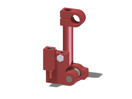 Ramię obrotowe przesuwne, drążek 100 mm, ramię obr. 1", łącznik kulowy, zawór odc. VT1 h, wkład COAX, NPT, montaż lewy (PMAT.AB.04.I.AA) (9906336) - Piab