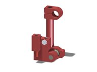 Ramię obrotowe przesuwne, drążek 100 mm, ramię obr. 1", łącznik kulowy, zawór odc. VT1 h, wkład COAX, NPT, montaż lewy (PMAT.AB.04.I.AA) (9906336) - Piab