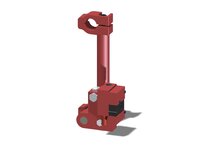 Ramię obrotowe z zaciskiem 25, drążek 150 mm, łącznik kulowy, zawór odc. VT1 h, wkład COAX vacustat, G, montaż prawy (PMAT.AC.00.I.XEARH) (9916990) - Piab