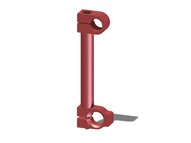 Ramię obrotowe przesuwne, drążek 150 mm, ramię obr. 1", łącznik kulowy, bez wyposażenia (PMAT.AC.04.I.00) (9906260) - Piab