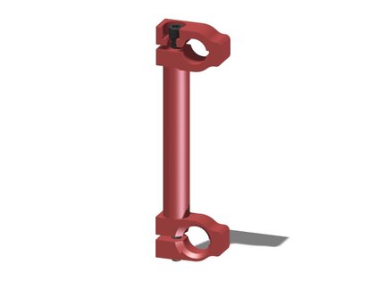 Ramię obrotowe przesuwne 25, drążek 150 mm, łącznik kulowy, bez wyposażenia (PMAT.AC.01.I.00) (9901837) - Piab