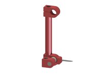 Ramię obrotowe przesuwne, drążek 150 mm, ramię obr. 1", łącznik kulowy, przyłącze pod próżnię centralną, NPT, montaż lewy (PMAT.AC.04.I.X1) (9915863) - Piab